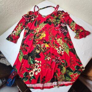 Du Jour Size M off shoulder long sleeve shirt/dress